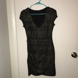 Black & Gold mini dress- only worn once!!